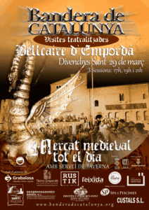 Mercat medieval a bellcaire demporda cartell 2024