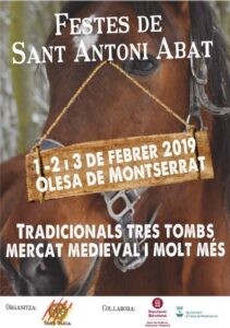 Mercat medieval a olesa de montserrat cartell 2019