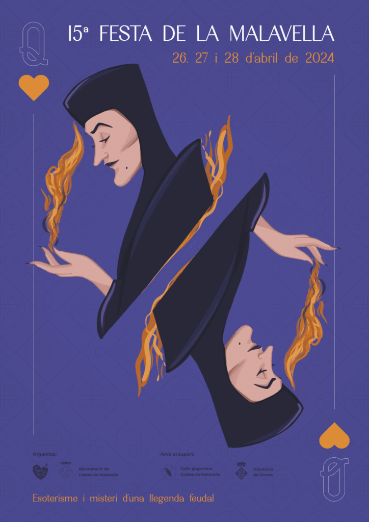 Cartell de Mercat Nocturn a Caldes de Malavella