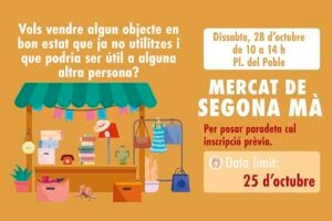 Mercat de 2ona. ma a montornes del valles cartell 2023 oct