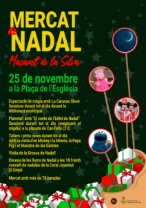 Mercat de nadal a macanet de la selva cartell 2023 min