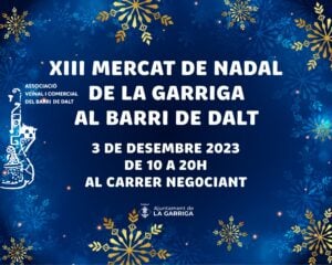 Mercat de nadal de la garriga cartell 2023 min