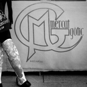 Mercat gotic dantiguitats a barcelona foto 1