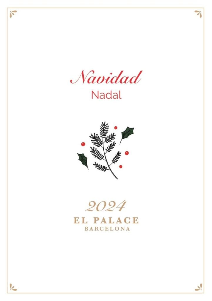 Cartell de Christmas Market a l’Hotel Palace, Barcelona