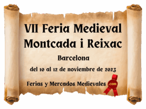 Vii feria medieval de montcada i reixac barcelona cartell 2023