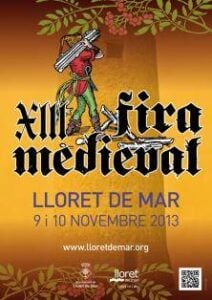Xxii fira medieval a lloret de mar cartell 2013 1