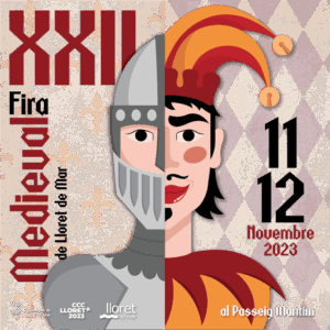 Xxii fira medieval a lloret de mar cartell 2023 1
