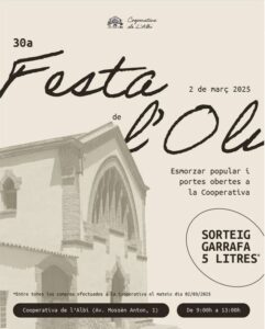 Cartell festa de loli a lalbi 2025