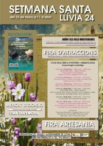 Cartell setmana santa 2024 market artesania llivia