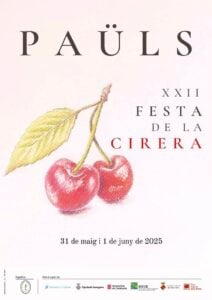Cartell xxii festa de la cirera 2025