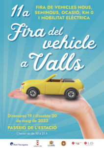 Fira del vehicle a valls cartell 2023