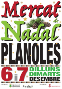 Mercat de nadal planoles cartell 2021 min