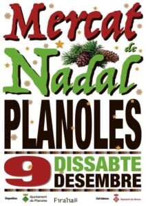 Mercat de nadal planoles cartell 2023 min