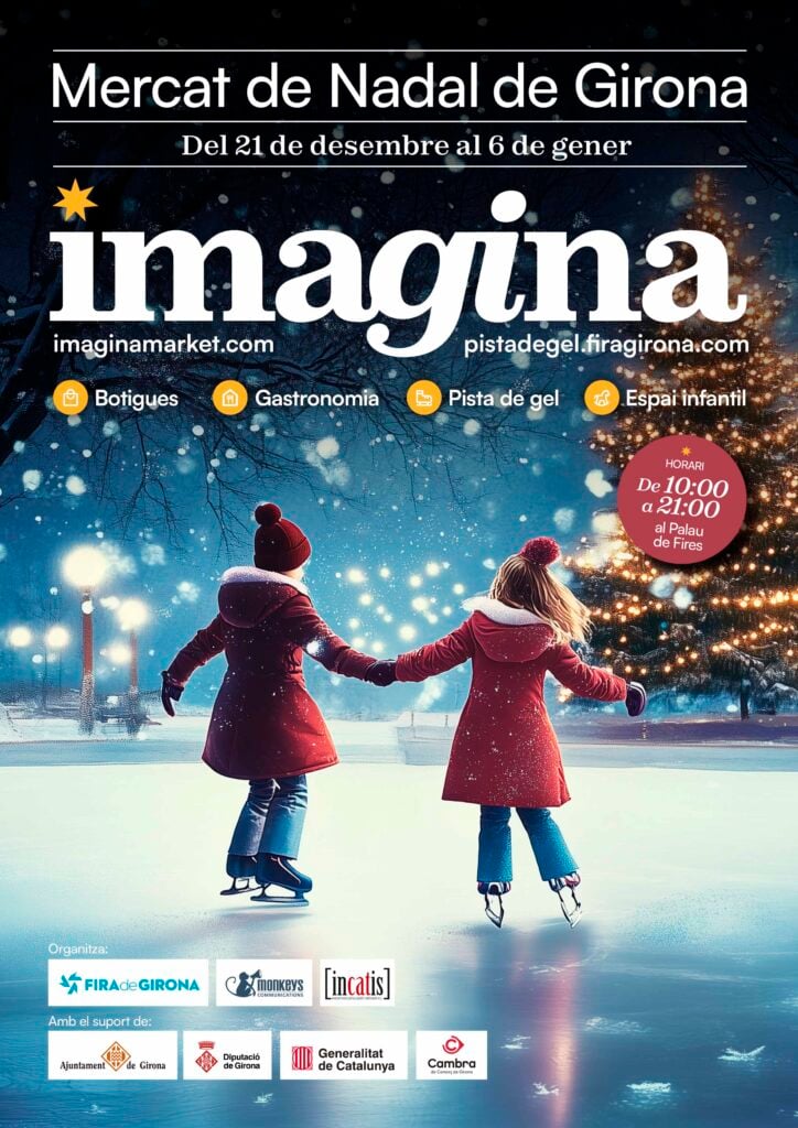Cartell de Mercat de Nadal de Girona Imagina