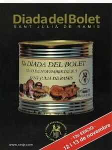 Diada del bolet sant julià de ramis cartell 2011 min