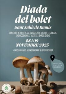 Diada del bolet sant julià de ramis cartell 2025 min