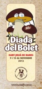Diada del bolet a sant julià de ramis cartell 2013 min