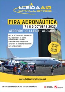 Fira aeronàutica lleidaairchallenge a alguaire cartell 2023 min