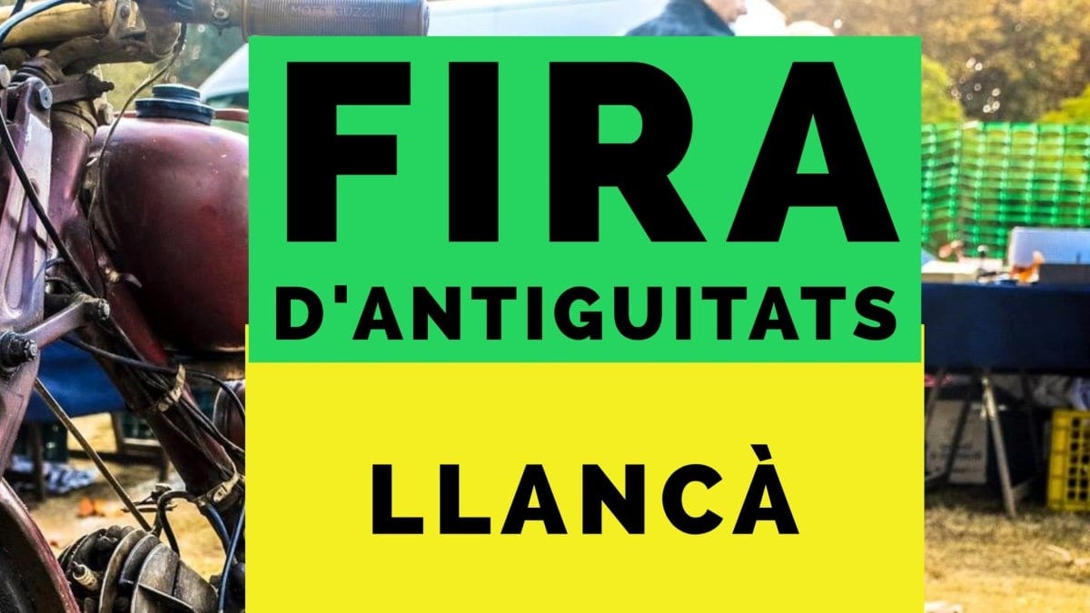 Fira d'antiguitats a llançà portadaa min