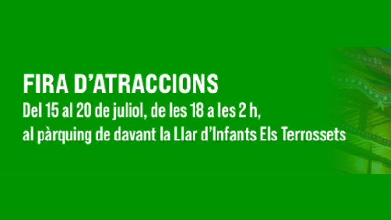 Fira d'atraccions a calafell portada25 min