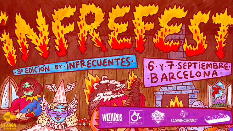 Infrefest, saló magic the gathering, rol i jocs de taula portada25 min
