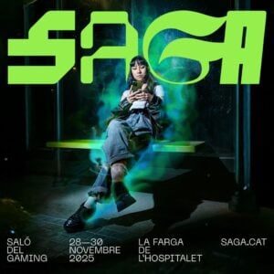Saga, saló del gaming a la farga de l'hospitalet cartell 2025 min