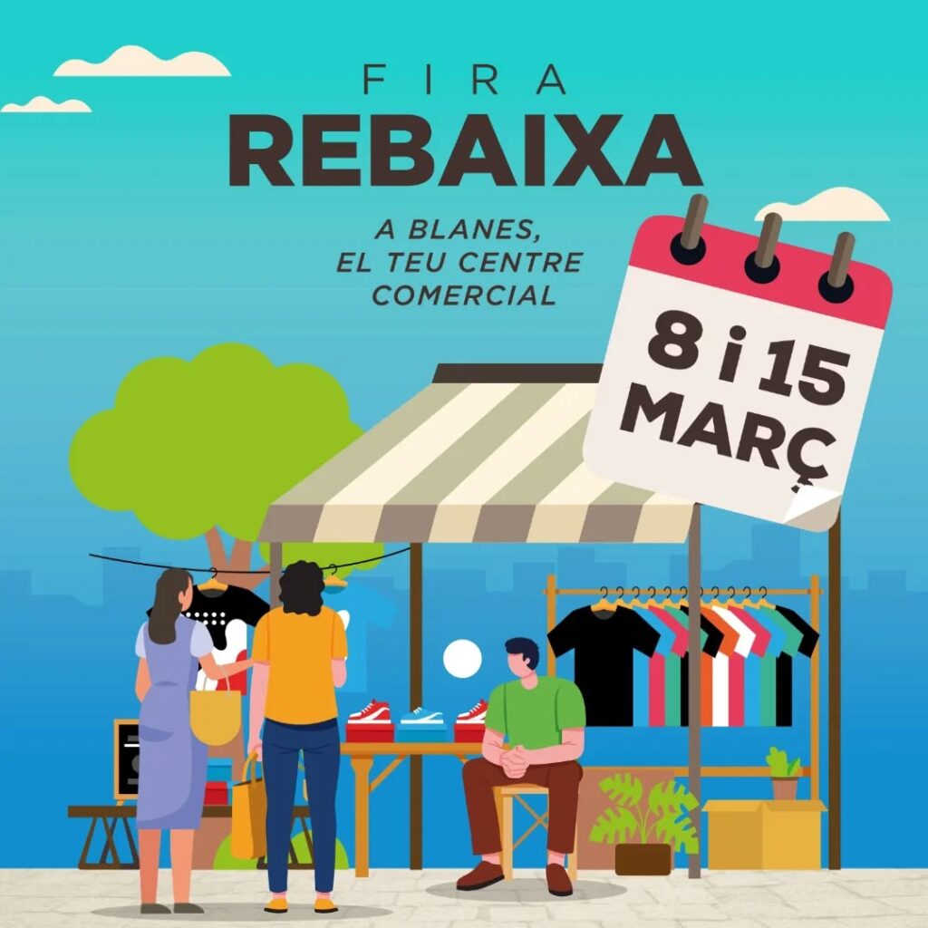 Cartell de Fira Rebaixa a Blanes