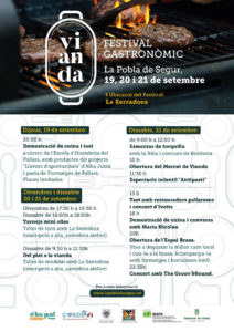 Vianda a La Pobla de Segur cartell