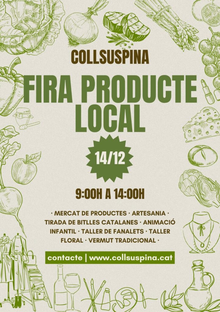 Cartell de Fira Producte Local a Collsuspina