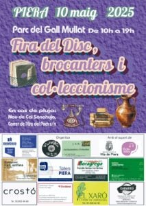 Fira d'antiguitats, artesans i col·leccionisme a piera maig 2025