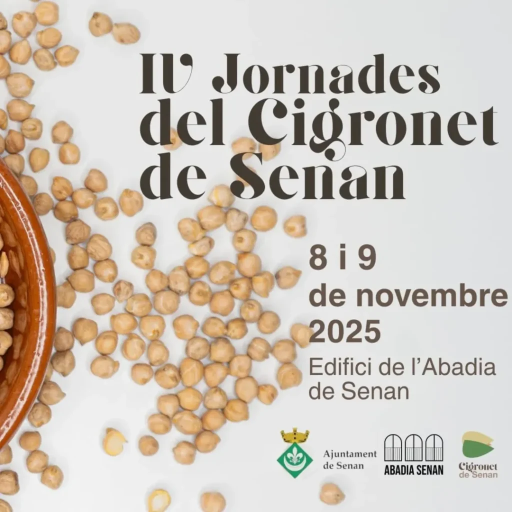 Cartell de Fira del Cigronet a les Jornades del Cigronet de Senan