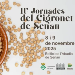 Fira del cigronet a les jornades del cigronet de senan cartell 2025