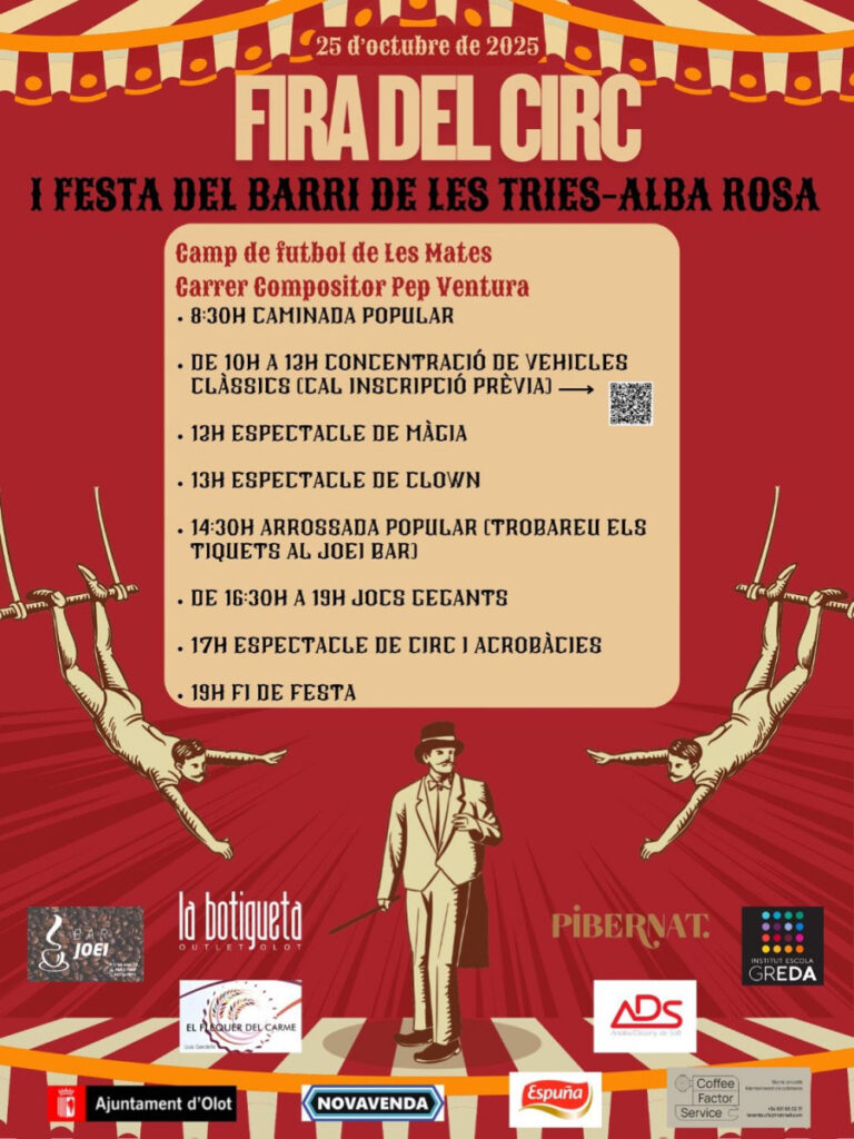 Cartell de Fira del Circ a Olot