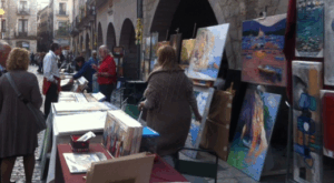 Fira del dibuix i la pintura a girona foto 2