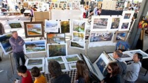 Fira del dibuix i la pintura a girona foto 3