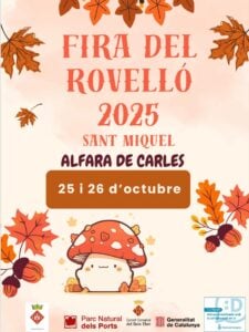 Fira del rovelló a alfara de carles cartell 2025