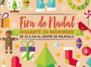 Fira de Nadal a Palafolls cartell