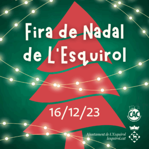 Fira de Nadal a l'Esquirol cartell