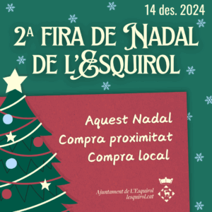 Fira de Nadal a l'Esquirol cartell
