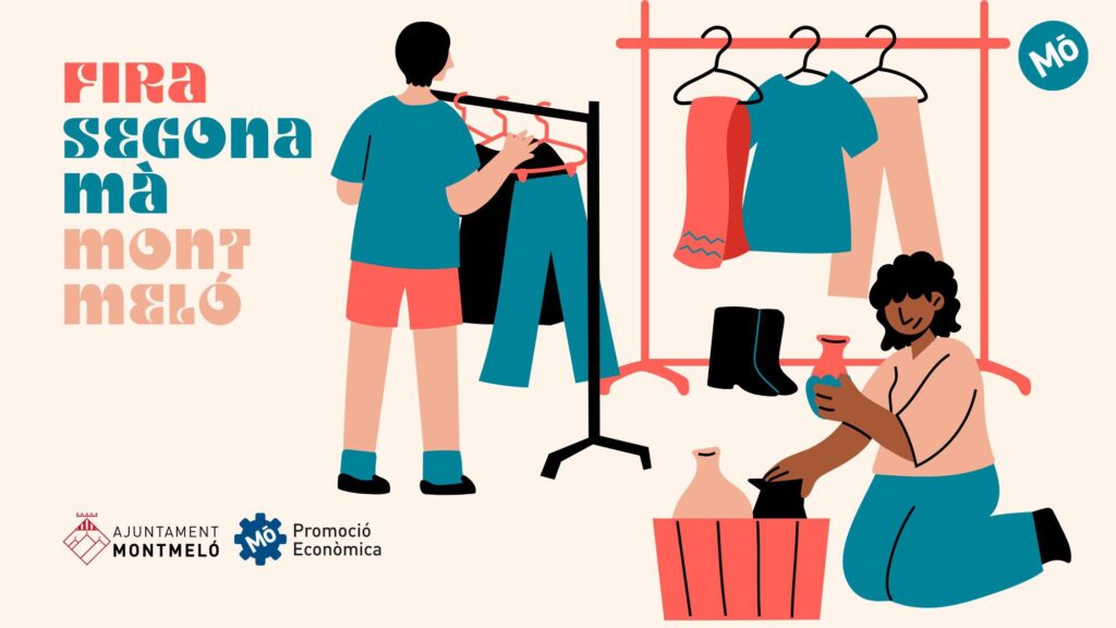 Cartell de Fira de segona mà i col·leccionisme a Montmeló