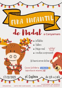 Fira Infantil de Nadal a Canyamars cartell