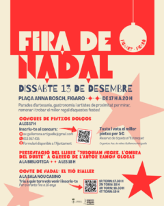 Fira de Nadal a Figaró Montmany cartell