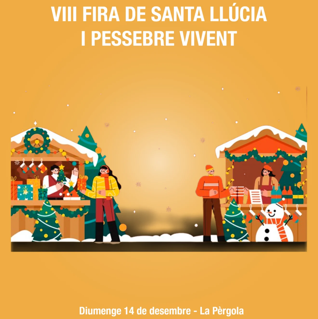 Cartell de Fira de Santa Llúcia a l’Aldea