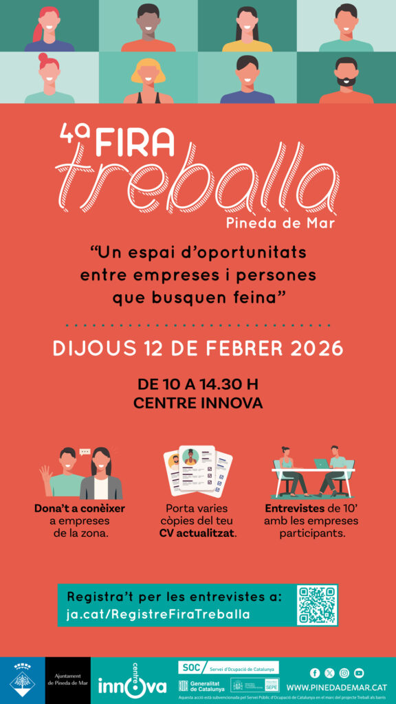 Cartell de Fira Treballa a Pineda