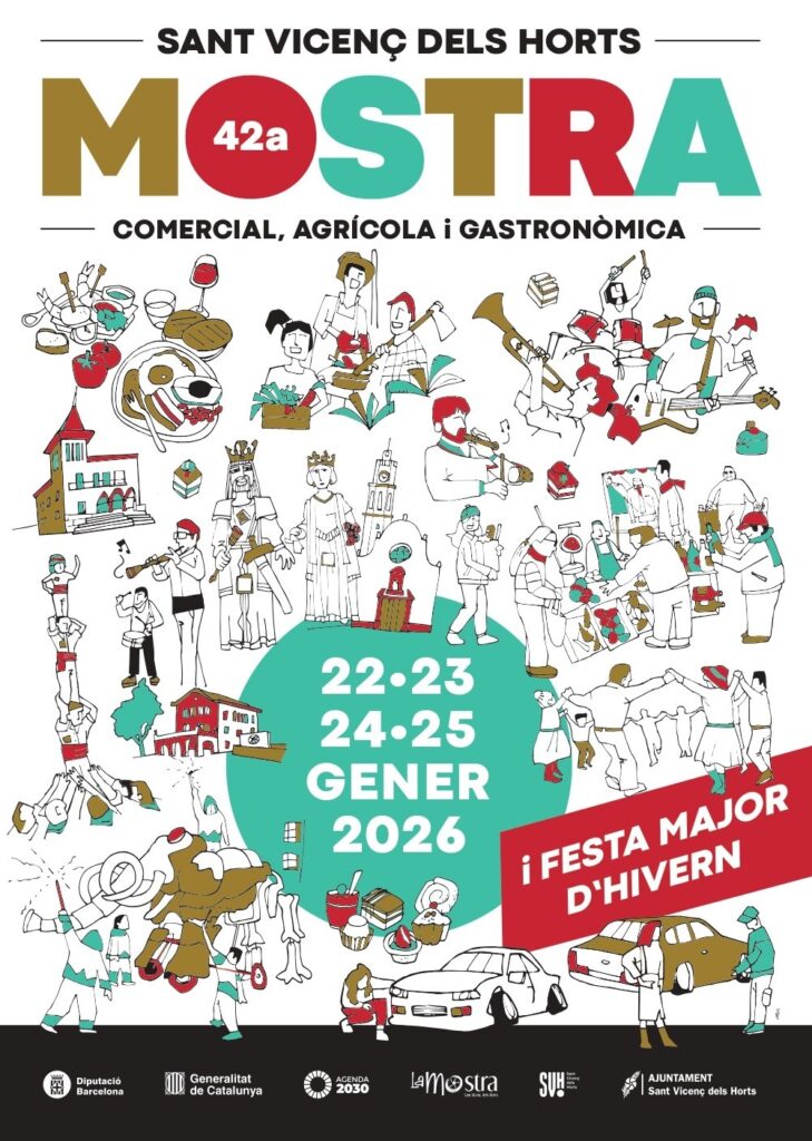 Cartell de La Mostra a Sant Vicenç dels Horts