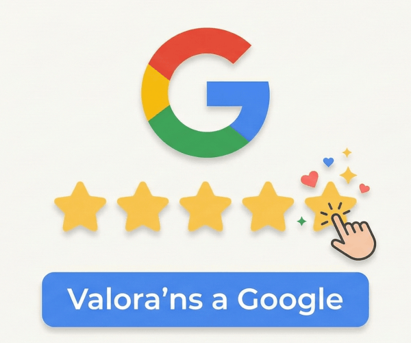 Deixa'ns una resenya a Google Reviews!