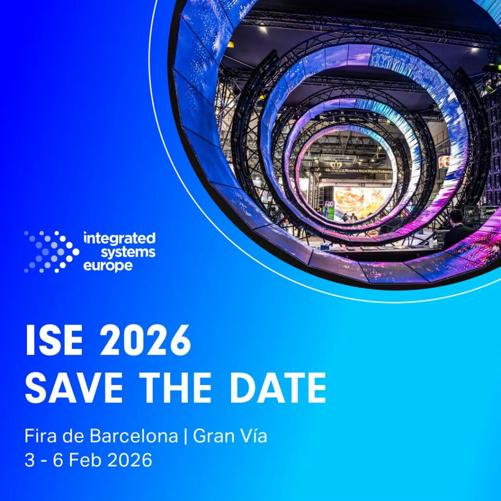 Cartell de Integrated Systems Europe (ISE) a Barcelona