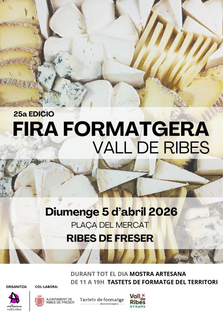 Cartell de Fira Formatgera de la Vall de Ribes