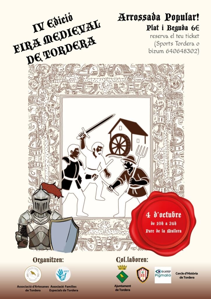 Cartell de Fira Medieval a Tordera