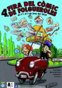 Fira del Còmic a Folgueroles cartell 2018 (1)